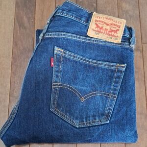 Levi's Men's Straight Jeans - Dark Blue